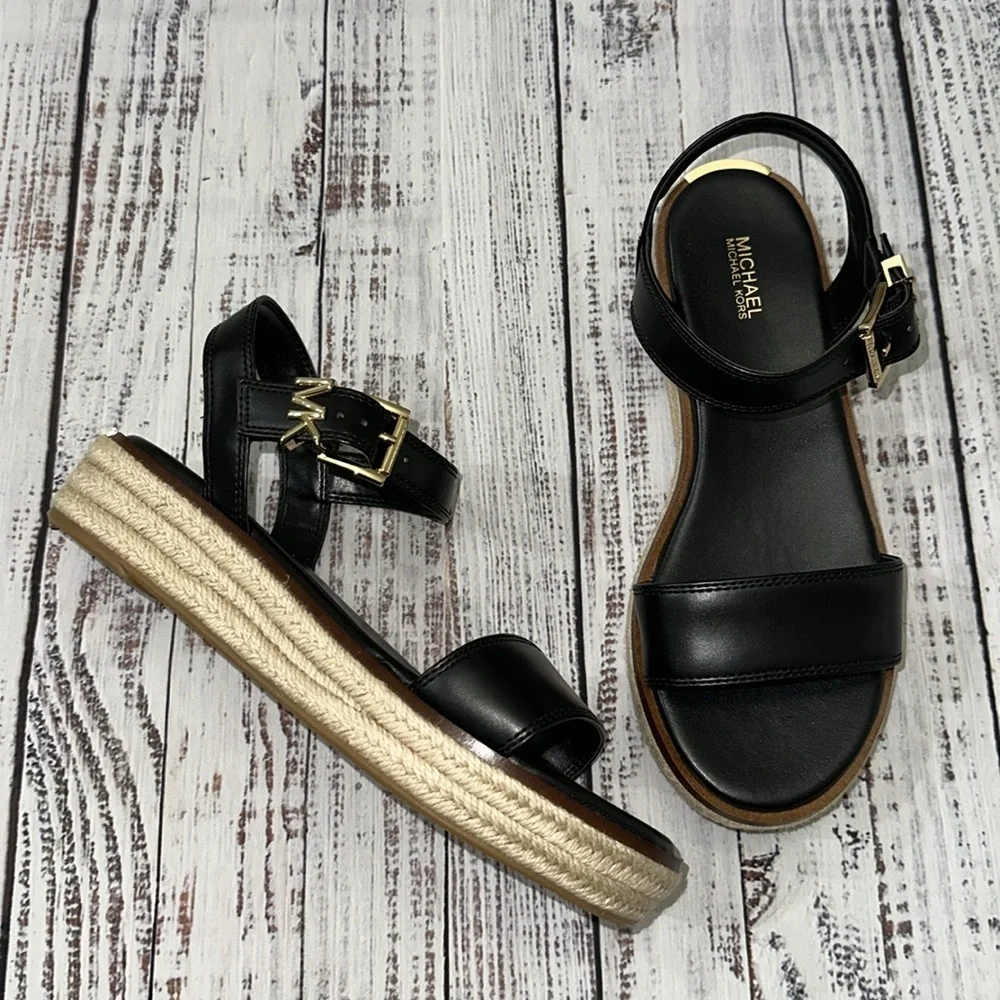 Michael Kors Richie Platform Espadrille Sandal Sz. 8 - Picture 5 of 8